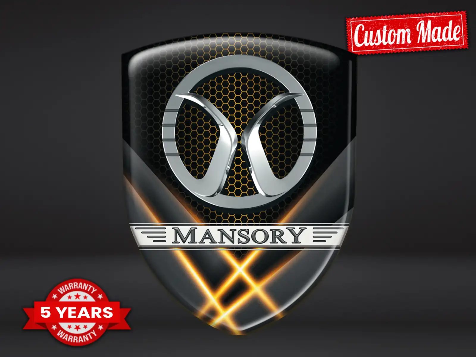 Mansory Wasserfester Sticker Max Stilvoll Pro Design Robust